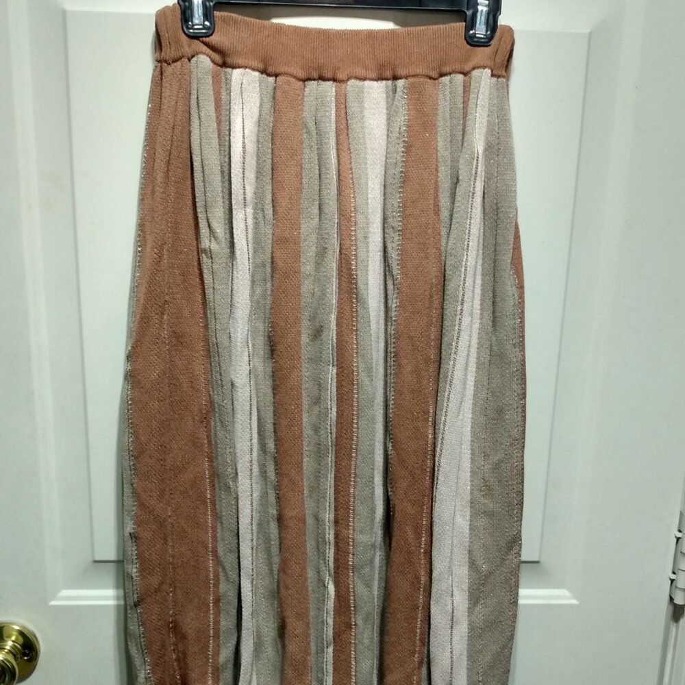SLATE& WILLOW WOMEN'S STRIPED SKIRT SIZE S
